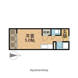 スカイコーポ【1階】の間取り