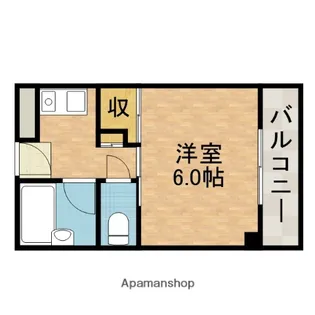 メゾンホワイト【1階】の間取り