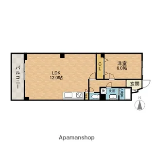 双葉マンション【4階】の間取り