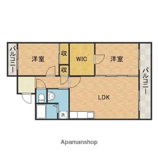 南茨木グリーンメゾン【3階】の間取り