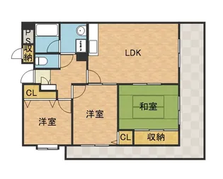 3LDKの間取り画像