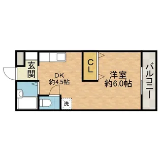 マインハイム【1階】の間取り