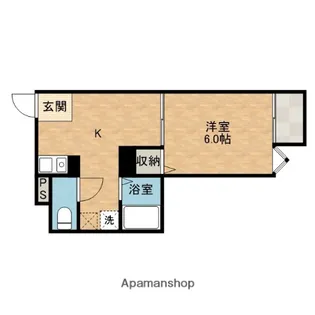 青葉丘コーポⅠ【1階】の間取り