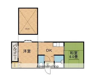 ハイツティアラ【3階】の間取り