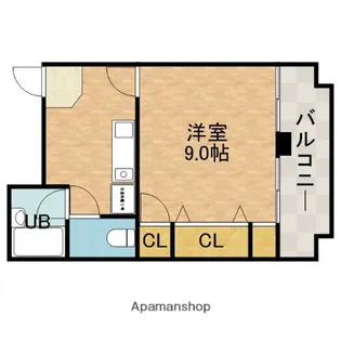 穂積マンション【5階】の間取り