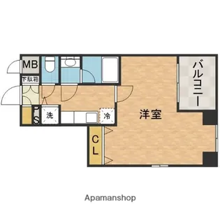 クレアール【3階】の間取り