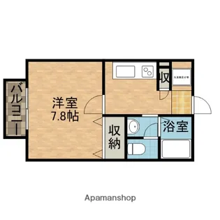 ネオメゾン小山B棟【1階】の間取り