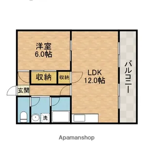 ハイネスト玉櫛【4階】の間取り