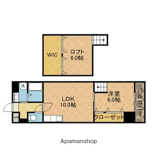 パークサイド【8階】の間取り