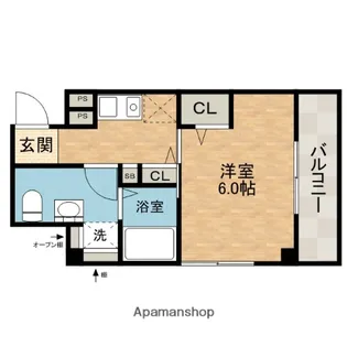 サンクラッソ茨木駅前【1階】の間取り