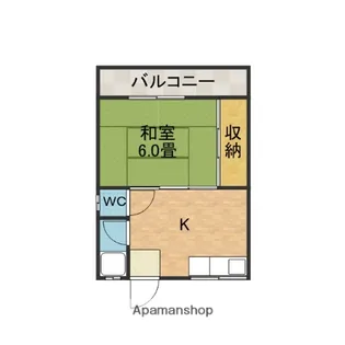 椿ハイツ【2階】の間取り