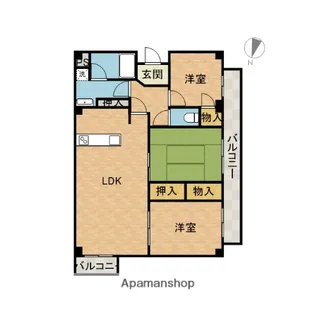 プルミエール春日丘【3階】の間取り