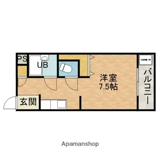 シャトー5【2階】の間取り