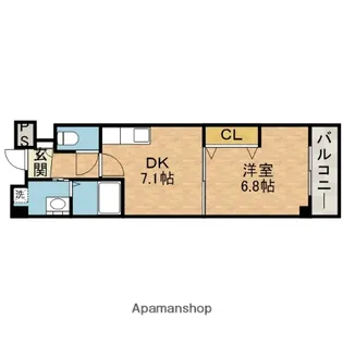 サンローズ南茨木【2階】の間取り