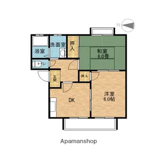 エミネンス壱番館【2階】の間取り