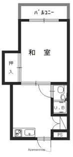 茨木フラワーハイツ【2階】の間取り