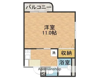 ローズスクエア春日【1階】の間取り