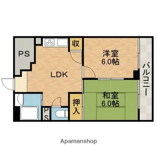 メゾン茨木【3階】の間取り