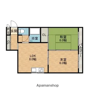 大紅ビル【2階】の間取り