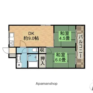オークマンション【2階】の間取り