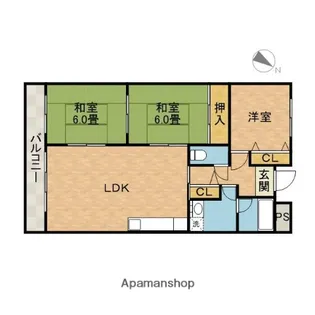 グランド・メゾン【1階】の間取り