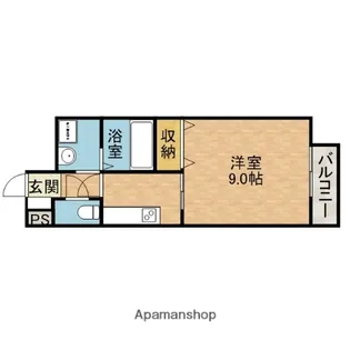 アムール ガレット【1階】の間取り