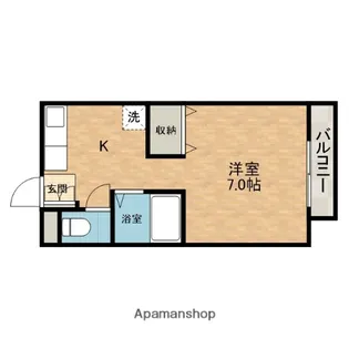 ハナコ【1階】の間取り