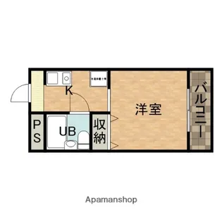 ロイヤルミサワ【6階】の間取り