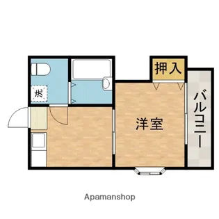 第9薩摩マンション【2階】の間取り
