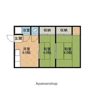 明香ビル【3階】の間取り