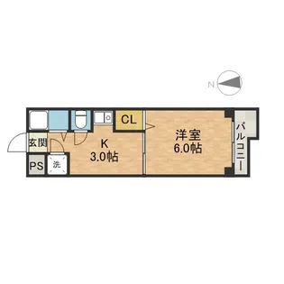 沢良宜レジデンス【3階】の間取り