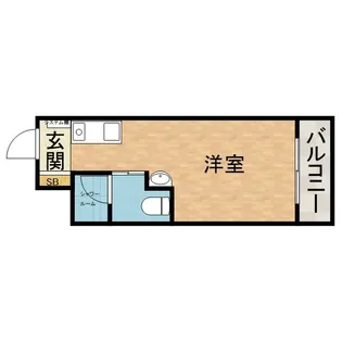 ドゥエルやま【2階】の間取り