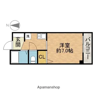 シビリアンプラザ【4階】の間取り
