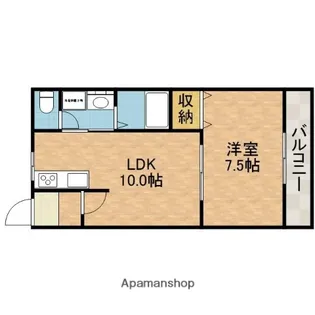 エルソフィア正雀Ⅰ【2階】の間取り