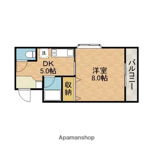 双葉6番館【2階】の間取り