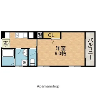 大弘元町ハイツ【2階】の間取り