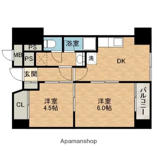 ホワイトハウス穂積【7階】の間取り