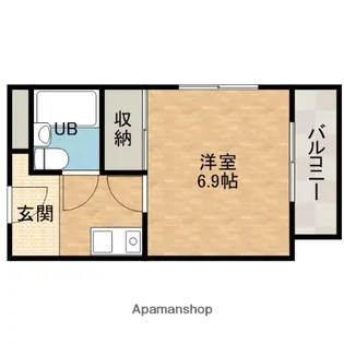 清和コーポ【3階】の間取り