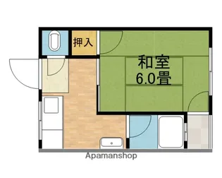 山辺マンション【4階】の間取り