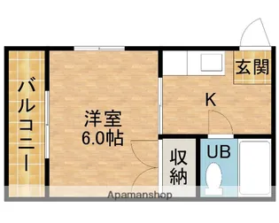 ヴィラ真砂【2階】の間取り