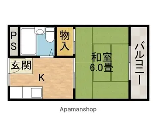 ラ シャンブル【3階】の間取り