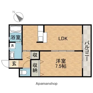 ランプロン【1階】の間取り