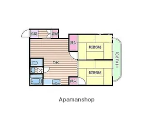 三井マンション【1階】の間取り