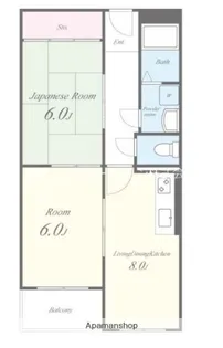センチュリー三島【2階】の間取り