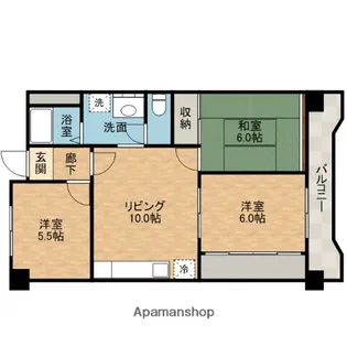 3LDKの間取り画像