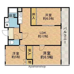 マンション・フォルツーナ【3階】の間取り