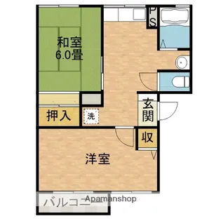 ラ・クルー横江C棟【2階】の間取り