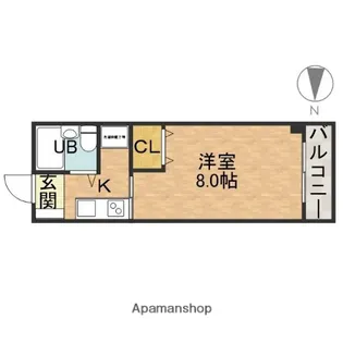ユートピアスエヒロ【4階】の間取り