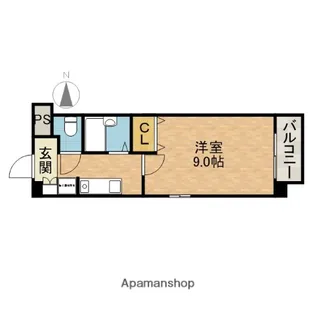 エク・サン・プロヴァンス【1階】の間取り