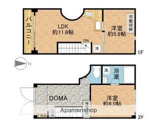 CURVA【2階】の間取り